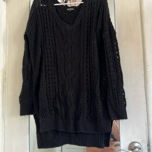 Knit oversized sweater